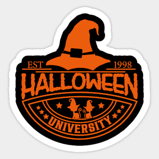 Halloween Halloween University Sticker